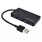 Xwave USB 3.0 HUB 4-PORT (1 xUSB3.0+3 xUSB2.0), kabl 13cm ( HUB 142 )