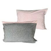 Jastucnica od Flanela 50x70cm Dva lica Roze/Siva boja ( VLK002030-dvalicaroze/siva )