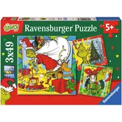 Ravensburger - Puzzle 3x49 Grinch - 40 - 99 kosov