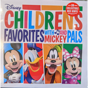 Disney Childrens Favorites With Mickey & Pals OST (Red Coloured) (Vinyl LP)