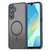 Hibridni ovitek HaloFrost II MagSafe za Samsung Galaxy A16 4G/A16 5G - navy blue