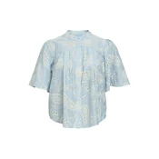 OBJECT Bluza OBJViola golobje modra/bela