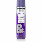 TONI&GUY PURPLE vijoličen šampon za nevtralizacijo rumenih odtenkov 250 ml
