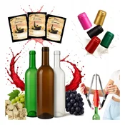 shumee 40x KOMPLET ZAMAŠKOV ZA VINSKE STEKLENICE 0,75 L