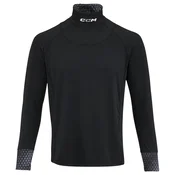 Moška majica CCM Neck Guard LS Black M