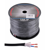 Azusa kabel0378 azusa 1,5 mm okrogli zvočniški kabel + bombaž (100 m kolut)