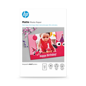 HP - Foto papir HP Matte 7HF70A, 10x15 cm, 25 listov, 180 gramov