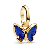 Pandora Pozlačen obesek Metulj Mini Shine 763825C01