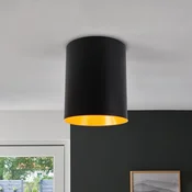 Artemide Architectural Artemide Tagora LED stropna svetilka v obliki valja - Dnevna soba/jedilnica - Dizajn - črna, oranžna - Kovina