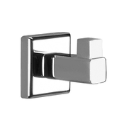 Gedy Dvojni Kavelj Colorado Kvadratni - Krom, Stenski Nosilec 65mm x 42mm x 61mm