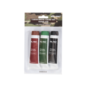 Maskirne barve MILTEC WOODLAND CAMO FACE PAINT SET - 3 barve
