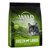 Wild Freedom suha mačja hrana 2 x 400 g po posebni ceni! - Adult Green Lands z jagnjetino - recept brez žit