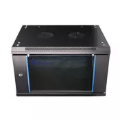 Extralink EX.7232 rack cabinet 6U Wall mounted rack Black