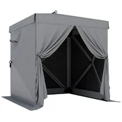 Homestar Paviljon z zložljivo streho 185x185x205 cm temno siva, (5000227991)