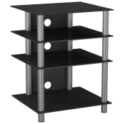 MID.YOU Mizica za hi-fi naprave Bilus, Črno Srebrna, 54 Cm