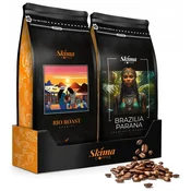 shumee Kavna zrna 1kg x2 brazilska parana/RIO pražena sveža za espresso aparat + brezplačno