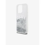 shumee Ovitek DKNY Liquid Glitter Big Logo – iPhone 15 Pro (bel)