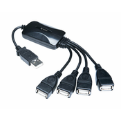 JETION Hub USB JT-6101 2.0 4 port crni