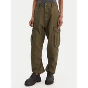 G-Star Raw Hlače iz tkanine D28756-D388 Zelena Boyfriend Fit