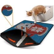 Aberto Design Prostorika za toalet za macke Nrszn0060, 45 x 60 cm, Plava