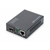 10 Gigabit Ethernet Media Converter, SFP supports 1G, 2.5G, 5G and 10G, open slot