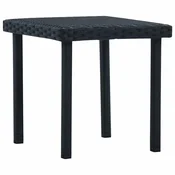 Vidaxl Vrtna čajna mizica 40x40x40 cm poli ratan