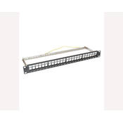 Pec panel 19 inca, za 24 modula, FTP, 1U