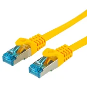 Profesionalni SF/UTP CAT5E patch kabel 7 m rumen LOGON, TCR55SS075Y