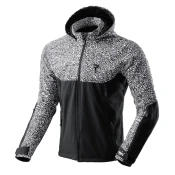 Rebelhorn Slash Noriaki softshell motoristicka jakna crno-bijela