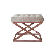 Atelier del Sofa Tabure 50x42x40cm, Bakar-Krem