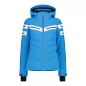 CMP WOMAN JACKET ZIP HOOD, ženska skijaška jakna, plava 32W0216