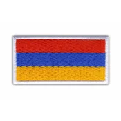 shumee Našitek zastave Armenije - samolepilna podlaga - vezen našitek/značka/emblem