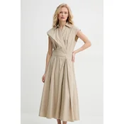 Bombažna obleka A.P.C. robe athena