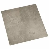 Vidaxl Deske za talne obloge 5,11 m2 55 szt. PVC Temno rjava in siva