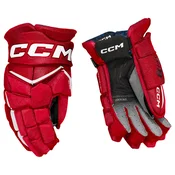 Hokejske rokavice CCM JetSpeed FT8 Red/White Senior 14 palcev