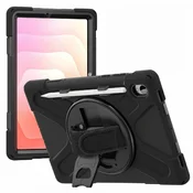 AVIZAR Ovitek proti Udarcem za Galaxy Tab S11 s Stojalom in Vgrajenim Mestom za S Pen, Črna, (5000275230)