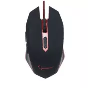 GEMBIRD Gejmerski miš MUSG-001-R (Crna/Crvena)