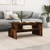 Klub stolic dimljeni hrast 90x55x42,5 cm inženjerski drvo