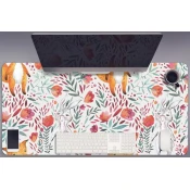 Decormat Podloga za pisalno mizo Fox and rabbit 120x60 cm