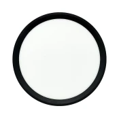 LED plafonsko svetlo LED/18W/230V 3000/4000/6500K precnika 23 cm crno