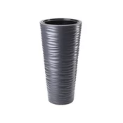 Pokrov za cvetlični lonec SAHARA SLIM plastika mat d30x56cm