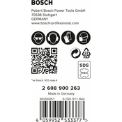 Bosch EXPERT SDS max-8X burgija za udarne bušilice od 18 x 200 x 340 mm, 5 delova 2608900263