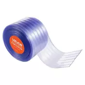 VEVOR PVC trakasta zavesa rebrasta zvitek na debelo 308x0305 m prozorna