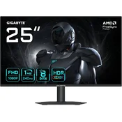 Gigabyte Gaming monitor G25F2A, 25 FHD (1920x1080), SS IPS, 240Hz