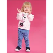 Sinsay - Dukserica s kapuljacom Minnie Mouse - krem