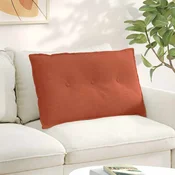 Jastuk za leda Crvena narancasta 80 x 50 cm Kordura tekstil