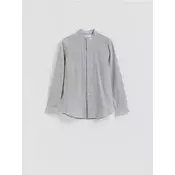 Reserved - Slim fit košulja s podignutim okovratnikom