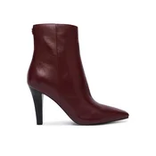 Guess Škornji FLTRFF LEA10 Bordo rdeča