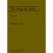 YOUNG:TEN PROGRAM SOLOS FOR ORGAN