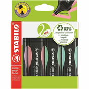 Stabilo Green Boss Pastel set za označavanje, 4 kom